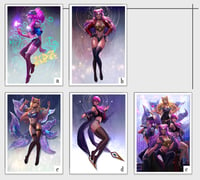 K/DA print Catalog //K/DA pop stars