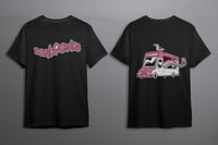 PREORDER Ice Cream Truck Tee - Pink on Black | COLLECT AT SHOW