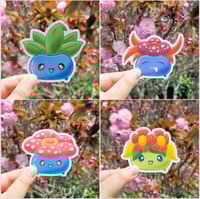 Image 1 of Oddish Evolution Planters Stickers