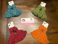 Image of Distressed Tassels Solid Colors (Clip-Ons available)