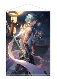 Genshin impact wall scroll Xiao