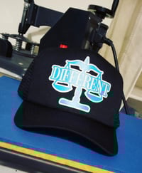 Image 5 of "DIFFERENT ⚖️ UNIVERSITY" Long Sleeve T-Shirt + Trucker Hat Set 