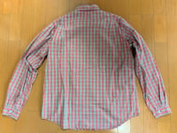 Image 5 of Sassafras Japan plaid gardening shirt, size M