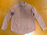 Image 1 of Sassafras Japan plaid gardening shirt, size M