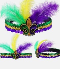 Image 1 of Mardi Gras Headband