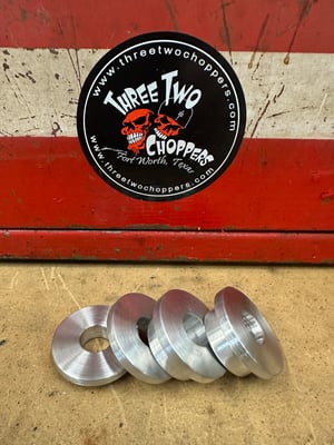 Image of Solid Handle Bar Bushings 6061 Billet for Redneck Springers