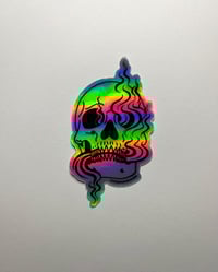 Corpse and Smoke Holographic Sticker