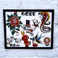 NEW!!! Garrett Allison Tattoo Flash 11”x14” (1-2023)