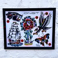NEW!!! Garrett Allison Tattoo Flash 11”x14” (2-2023)