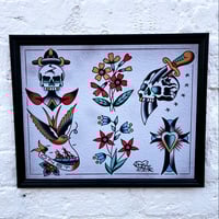 NEW!!! Garrett Allison Tattoo Flash 11”x14” (4-2023)