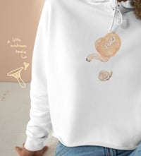 Image 1 of l i l ' mushroom crop hoodie