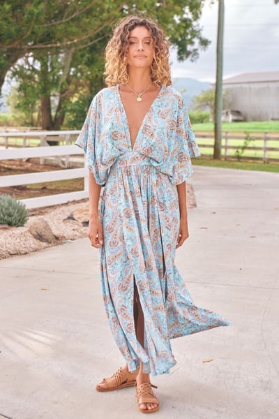 Image of Lailah Print Fields Maxi Dress. By JAASE 