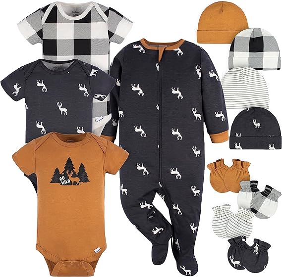 Image of Gerber baby-girls Boys and Girls 12 Piece Layette Gift Set