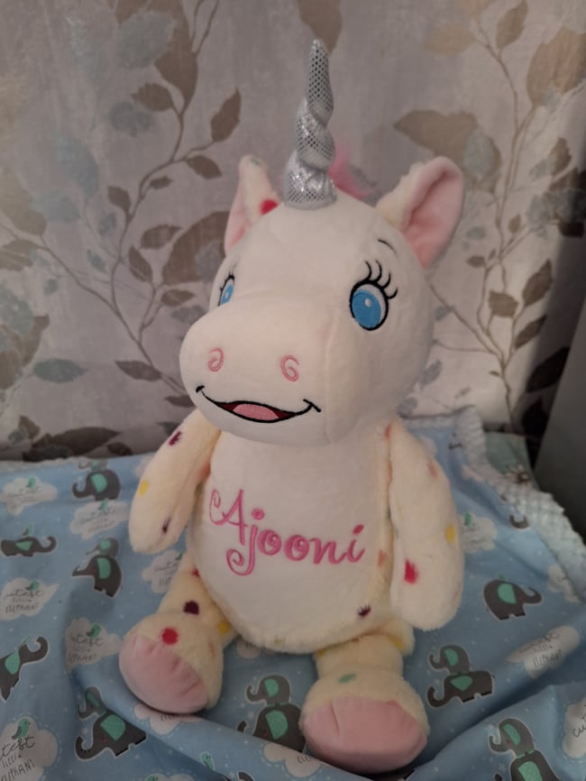 Personalized embroidered teddies 