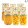 Morelli Organic Gluten Free Pasta from Italy - Trio of Corn Linguine Pasta and Rice & Corn