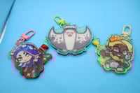 Image 1 of DEEP CUT HEART LINKING CHARMS (TRIO)