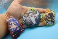 Image 2 of DEEP CUT HEART LINKING CHARMS (TRIO)