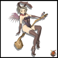 Image of Bunny Witch Mercy (SFW/NSFW)