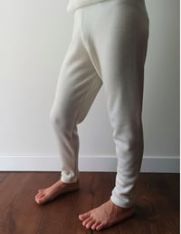 Image 1 of LEGGINGS _ 100% MERINOS_ NATURALE