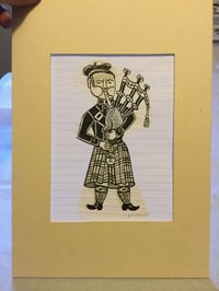 Image 2 of ORIGINAL - Scotsman with bagpipes