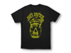 Wet Cactus Smoke Skull Black T-shirt
