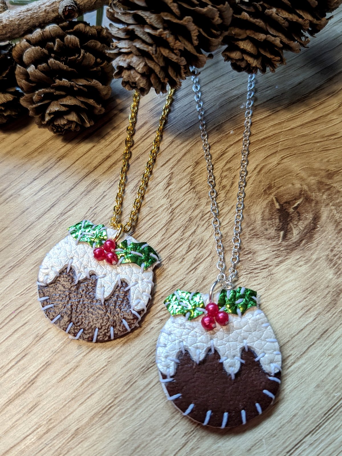 Image of Christmas Pudding Necklace