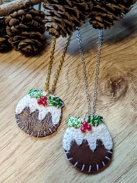 Image 4 of Christmas Pudding Necklace