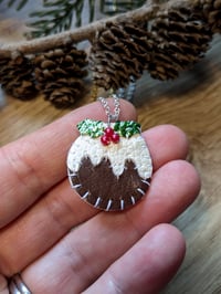 Image 3 of Christmas Pudding Necklace