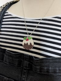 Image 2 of Christmas Pudding Necklace