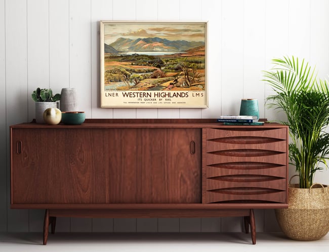 Western Highlands Railways |S. J. Lamorna Birch | Vintage Poster