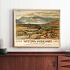 Western Highlands Railways |S. J. Lamorna Birch | Vintage Poster