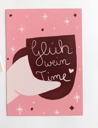 Image 2 of Glühwein Time & Hugs for Christmas  2 Grußkarten