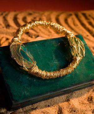 Image of Emerald Green Resin Clutch