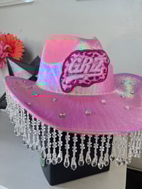 Image 2 of Griz Cheetah Girl Cowboy Hat