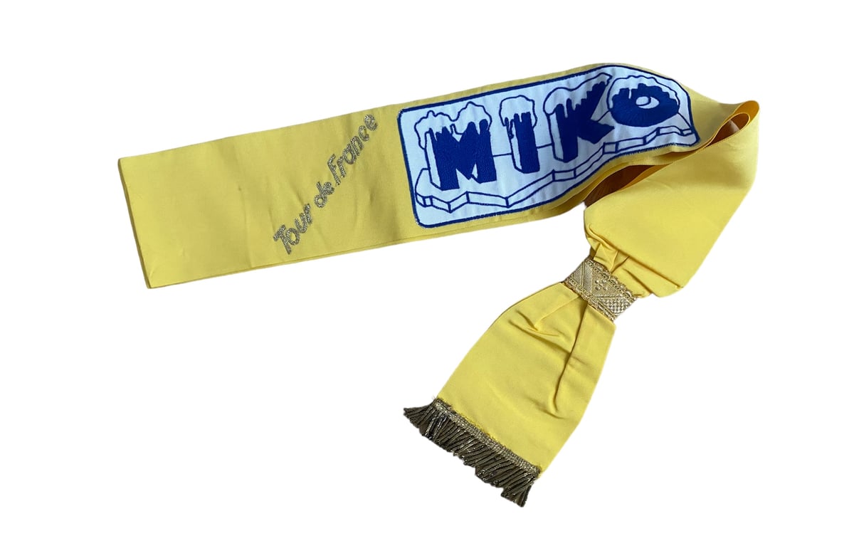 Maillot Vintage Publicitaire MIKO - Maillot Jaune Tour De France Années 70