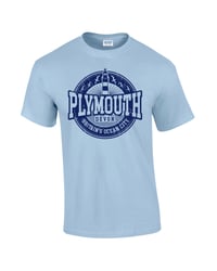Plymouth Circle - T-shirt Blue