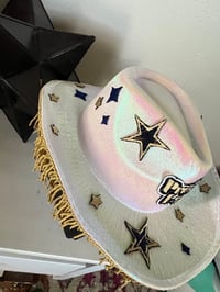 Image 2 of Starry Night Pretty Lights Cowboy Hat