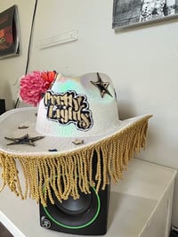 Image 1 of Starry Night Pretty Lights Cowboy Hat