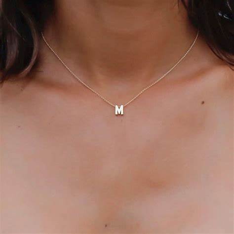 Image of JUJIE 316L Stainless Steel Initial Necklace For Women