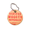 Useless Wooden Keychain