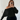 Chic Neck Batwing Sleeve Tee