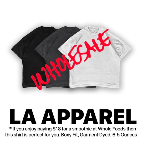 Image of WHOLE SALE L.A APPAREL TEE