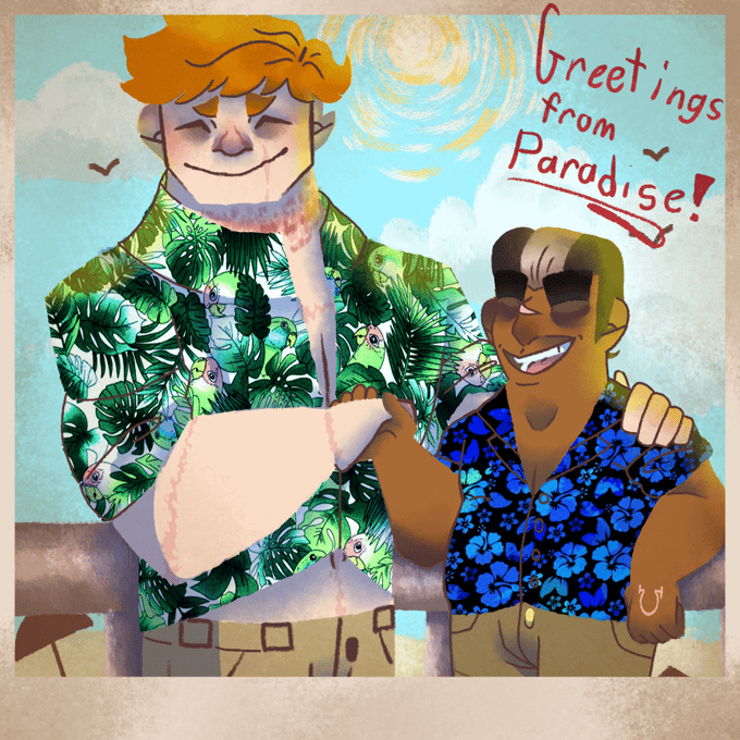Image of Greetings from paradise (Mini-print)