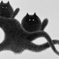 Image 2 of In The Wonderfurryland No.5 Original Artwork