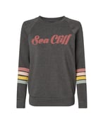 Image of Sea Cliff - Women's 4-Stripes Crewneck Sweatshirt