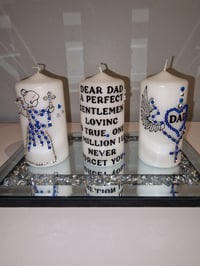 Image 1 of DEAR DAD CANDLE SET 