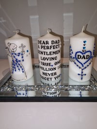 Image 2 of DEAR DAD CANDLE SET 