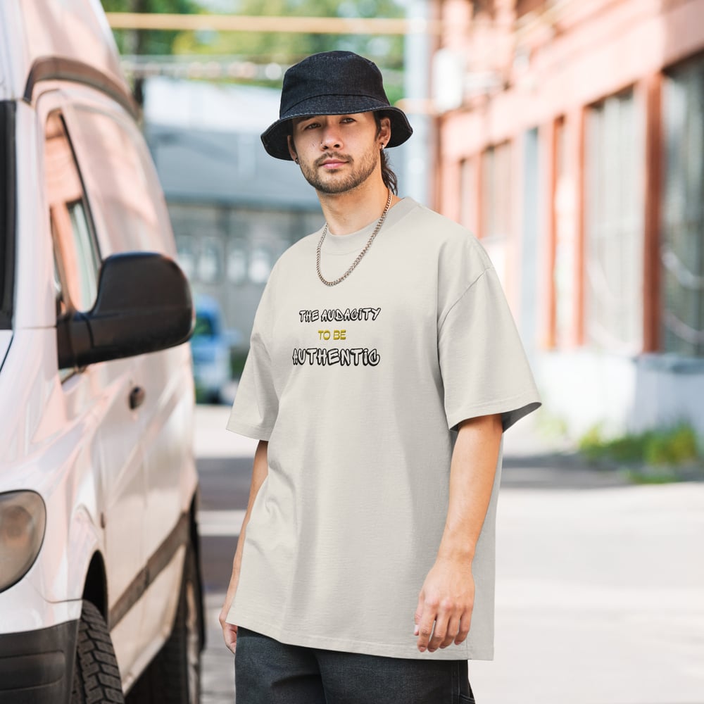 Image of Audacity To Be Authentic Oversized T-shirt
