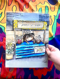 Toby Toad Jams N' Such Watercolor Print $15- PREORDER