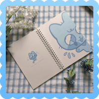 Image 1 of sesame ❄️ reusable spiral sticker book